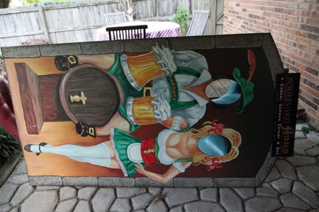 The original board from the now defunct Boulevard Haus.