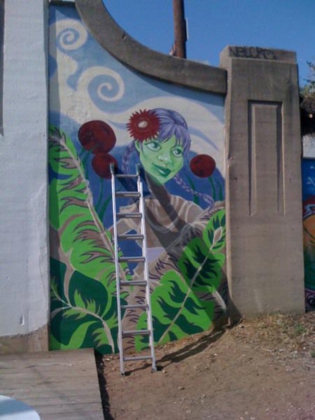 Liking the results. I was hoping for a woman that seemed a mixture of many women. The keeper of the garden.