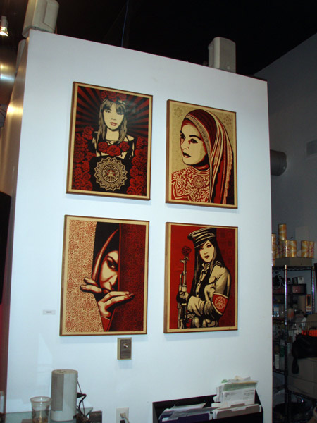 Amazing prints by Shepard Fairey.
