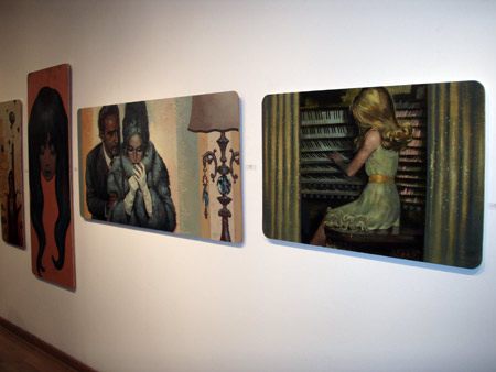 Work by Glenn Barr. Even more amazing in person! Got to see him, his wife and daughter, but too chicken to say hi. Gotta work on that. :)