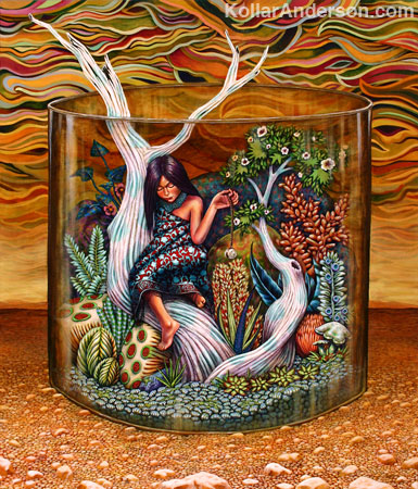 I had posted the painting as finished, but after exhibiting it a few times, I decided it really wasn’t finished. 