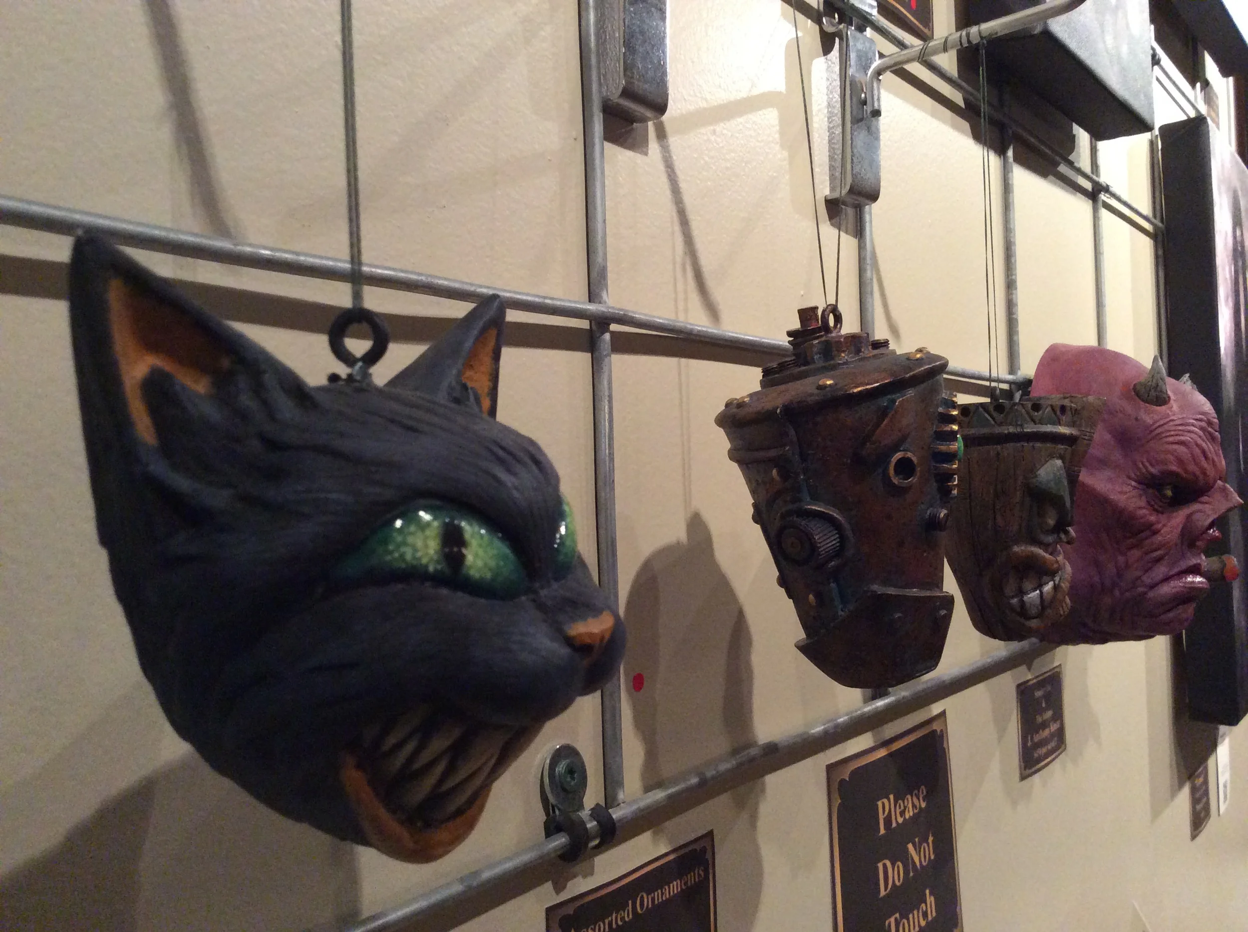 Beautiful clay ornaments.