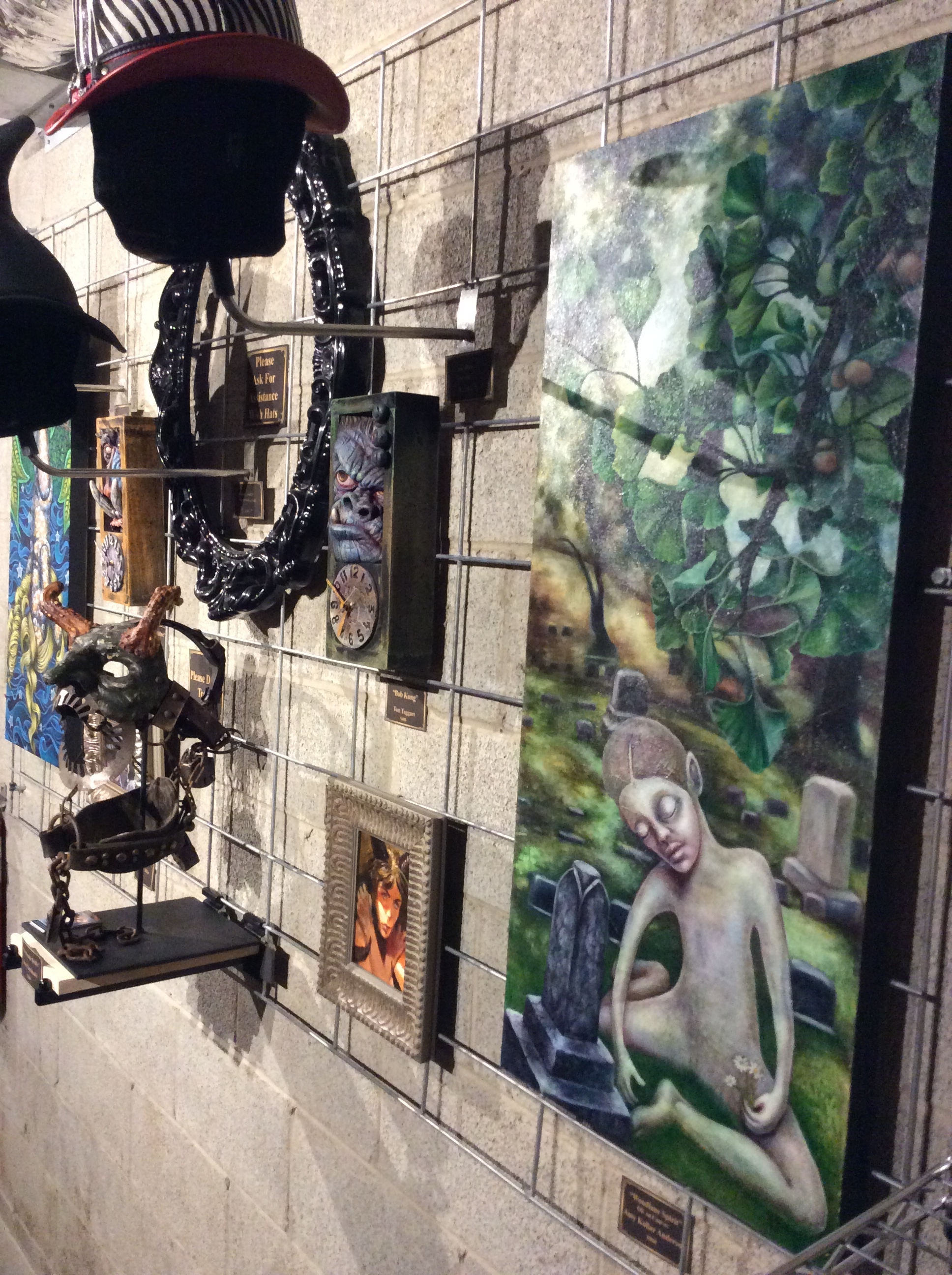 My painting, Woodland Sperrit , a tribute to Paul Laurence Dunbar .