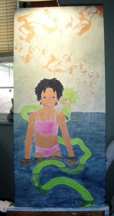 Color blocking complete. 