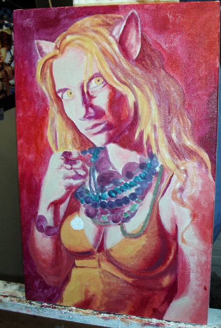 Blocking in color. 