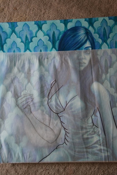 Opening up the composition.