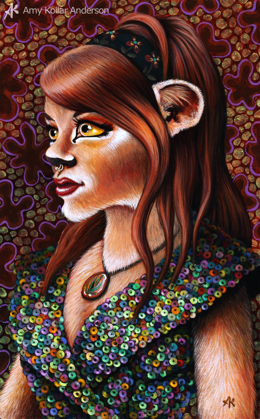The finished painting. 