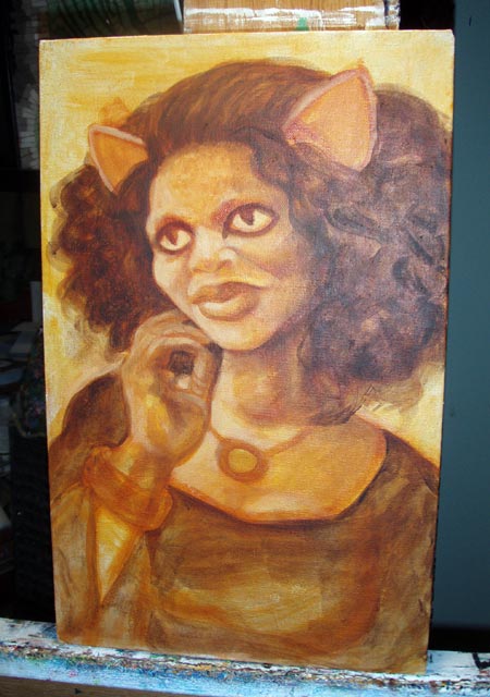 Blocking in figure.