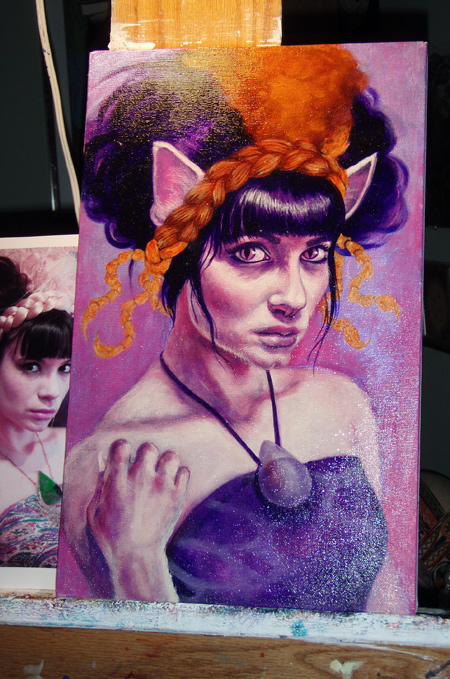 Getting close, with reference photo. 