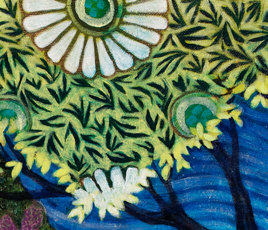 Detail of the tree. 