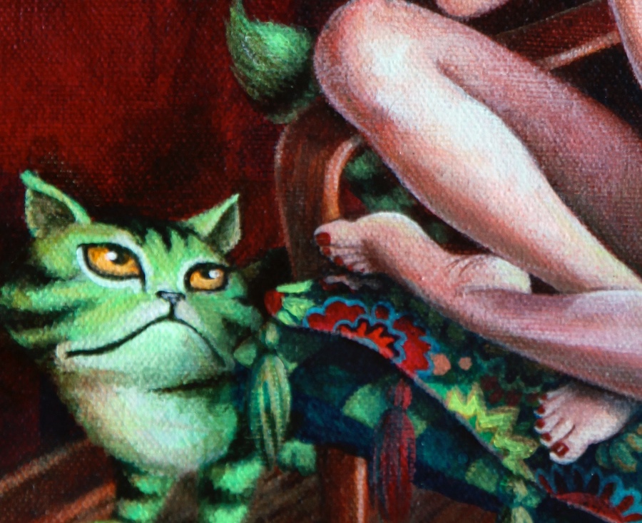 Detail of the Cheshire. 