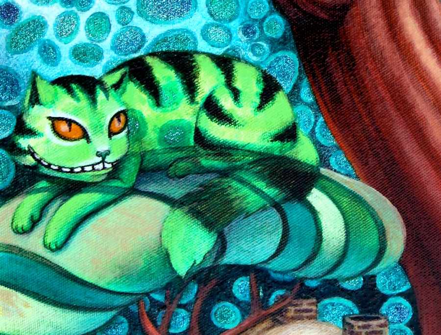 Detail of Cheshire. 