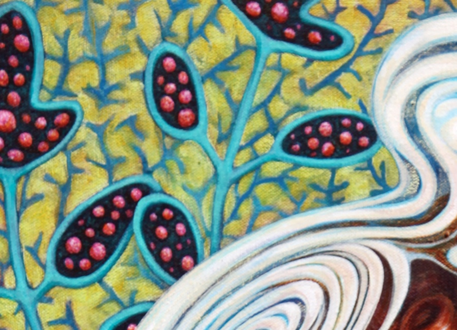 Detail of background. 