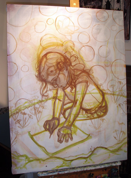 Restarting with the canvas in a new orientation.