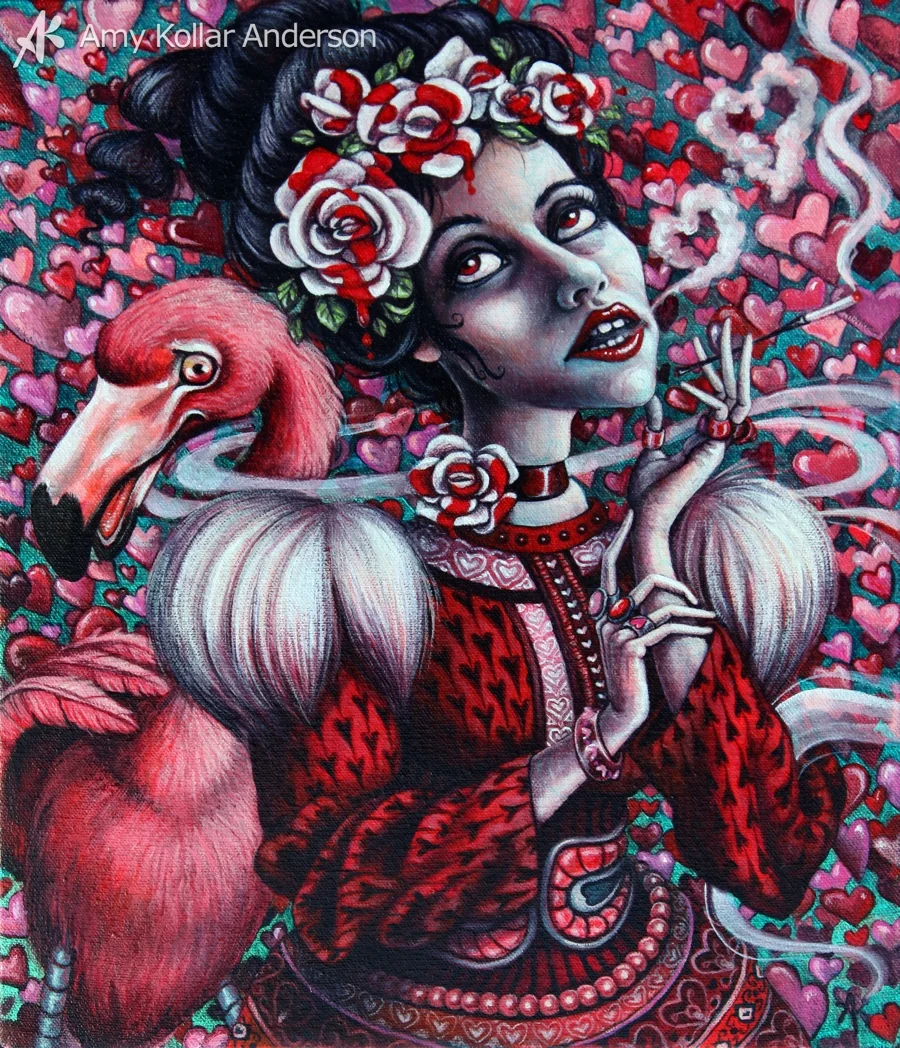 The completed piece. 