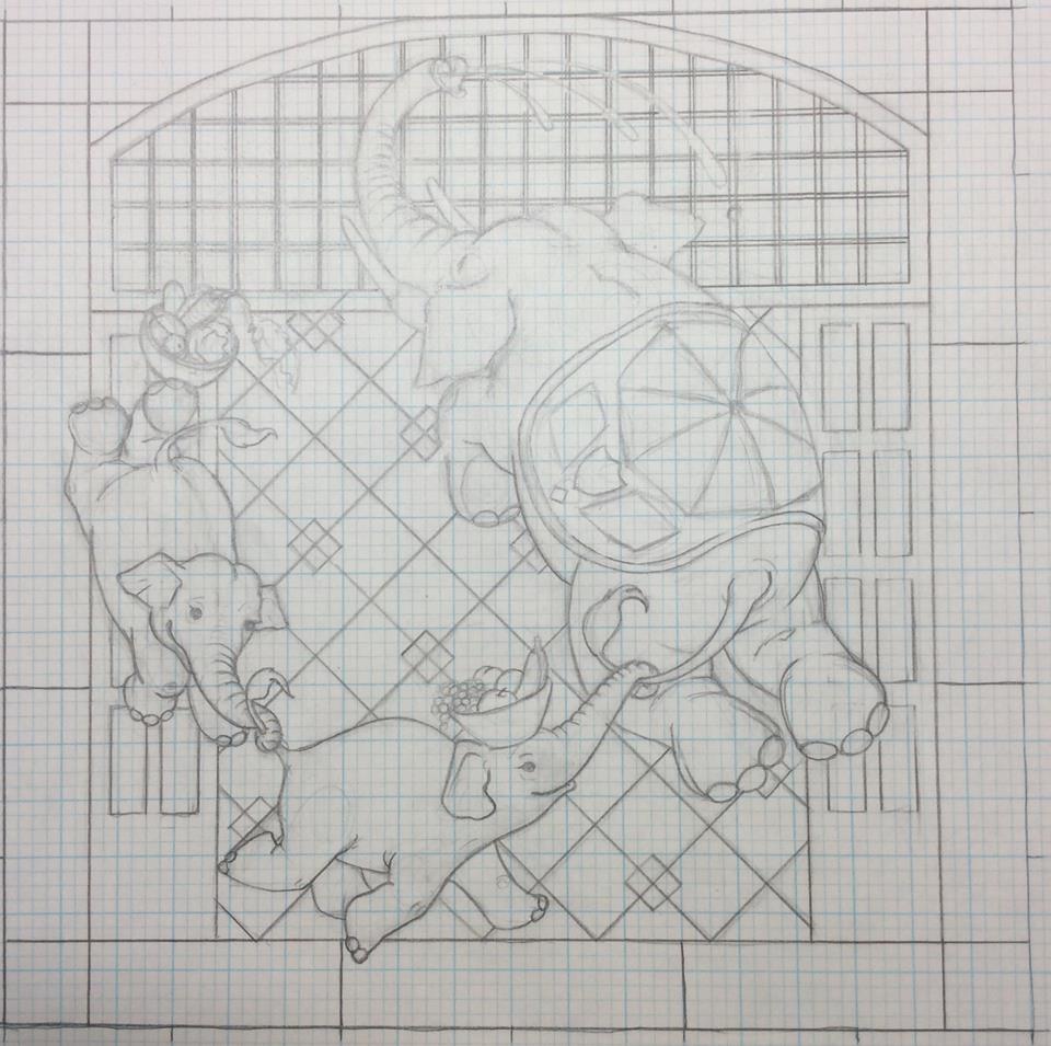 Final scale drawing. 