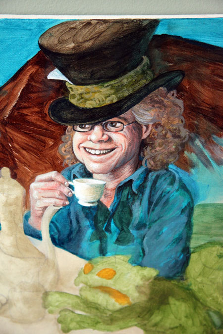Does he look like Elton John? You are not the first to think that, but it is my friend, Charlie. 