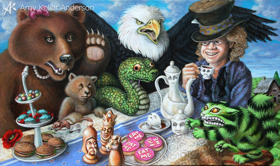 The finished painting. 
