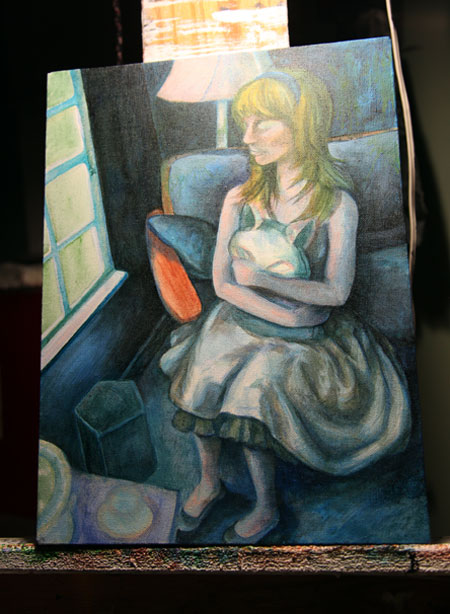 Blocking in color. 