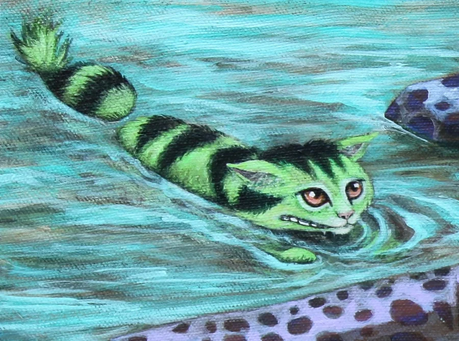 Detail of Cheshire. 
