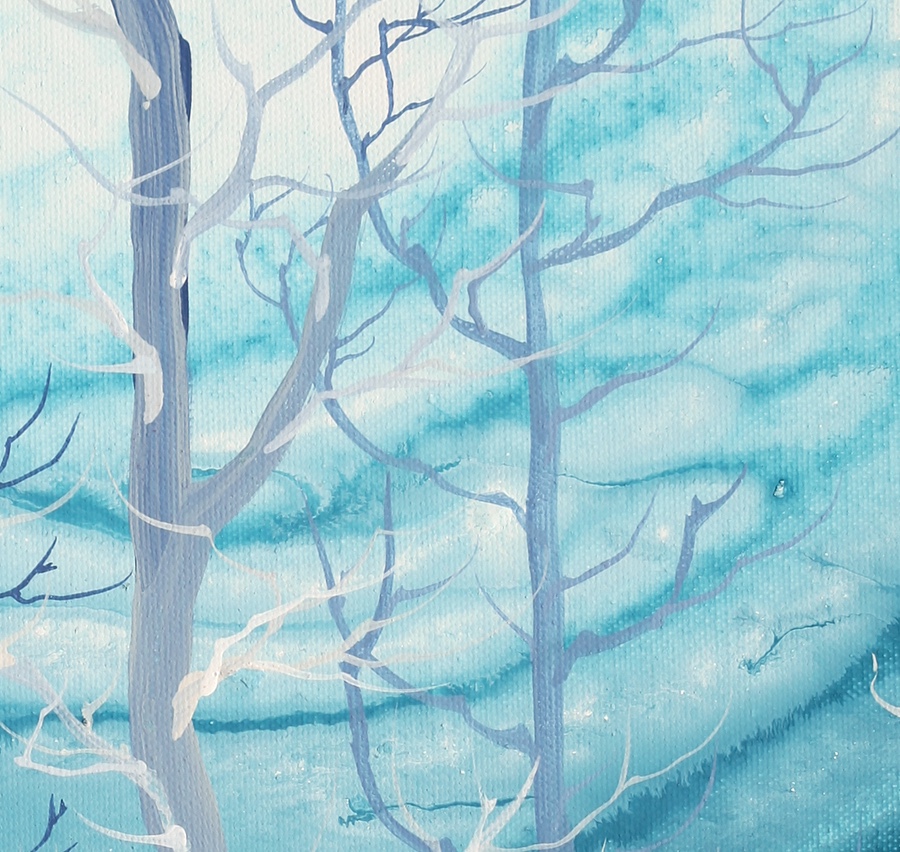 Detail of Robert Walker's trees. 