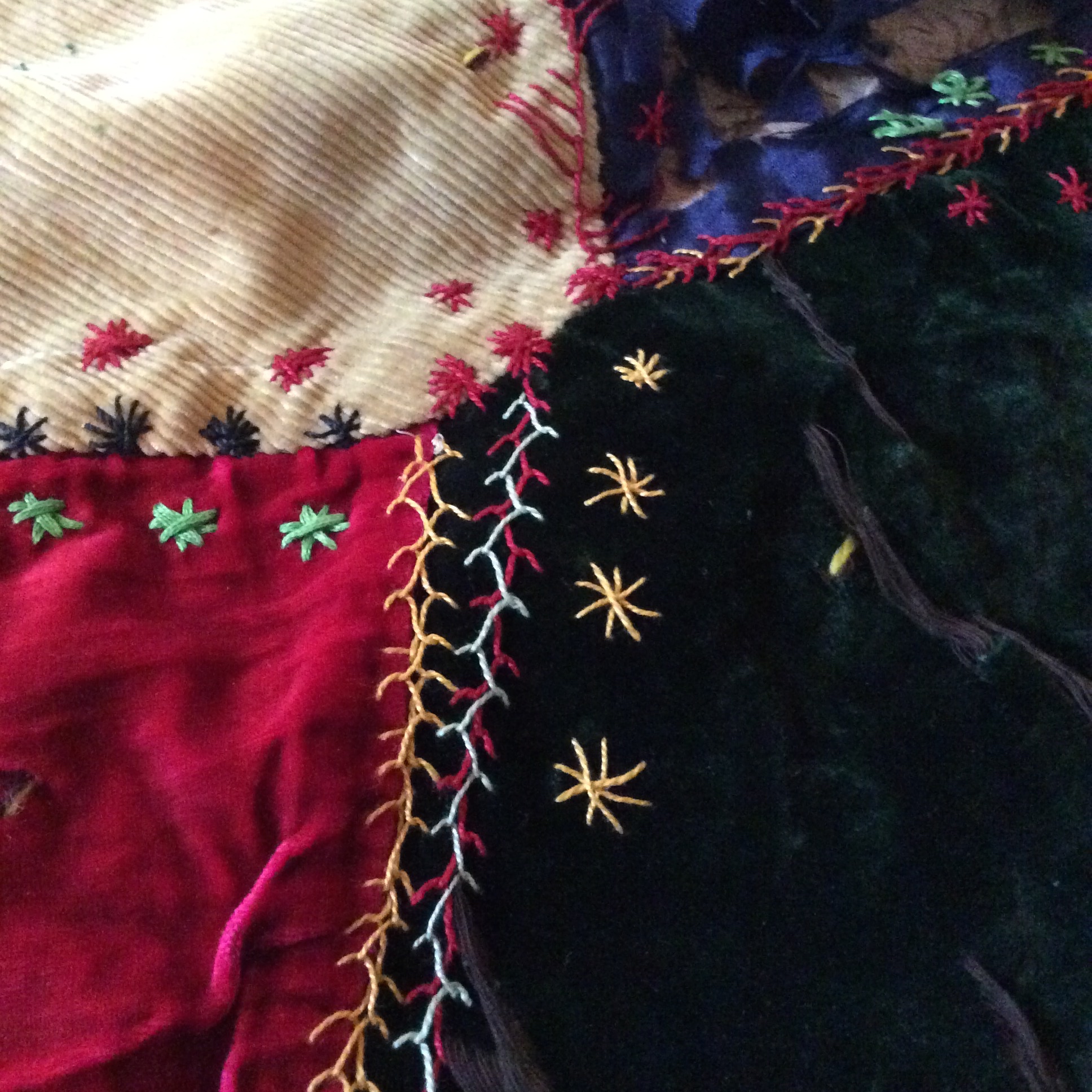 A detail of the hand embellishments. 