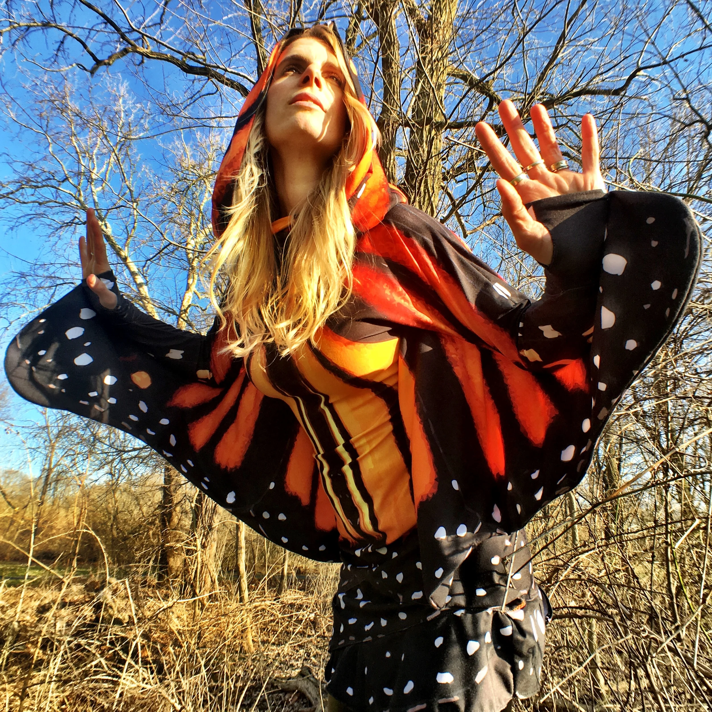 Time to emerge from my winter chrysalis and explore! 