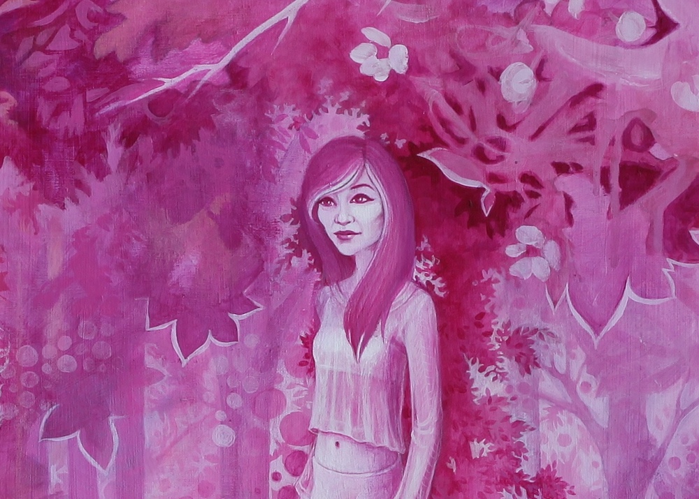 Detail of background figure. 