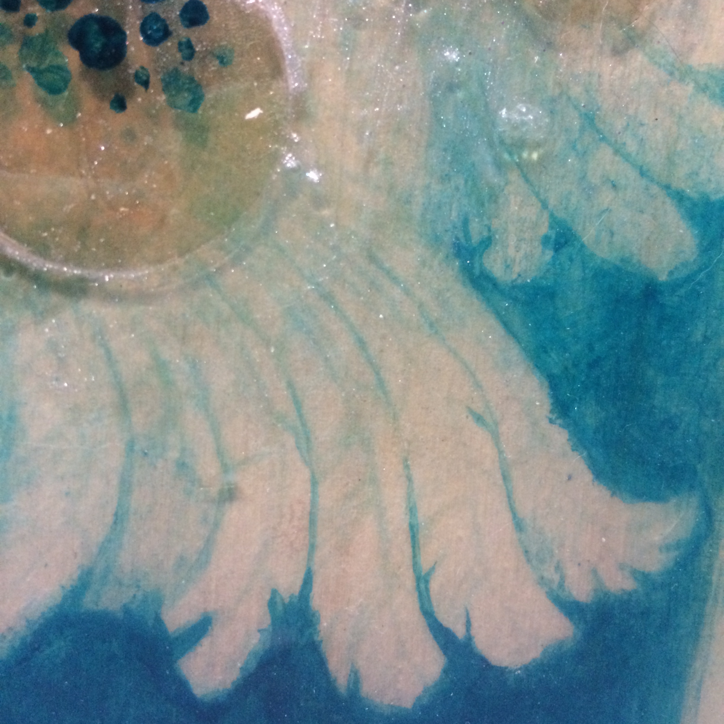 Detail of feather ball image. 