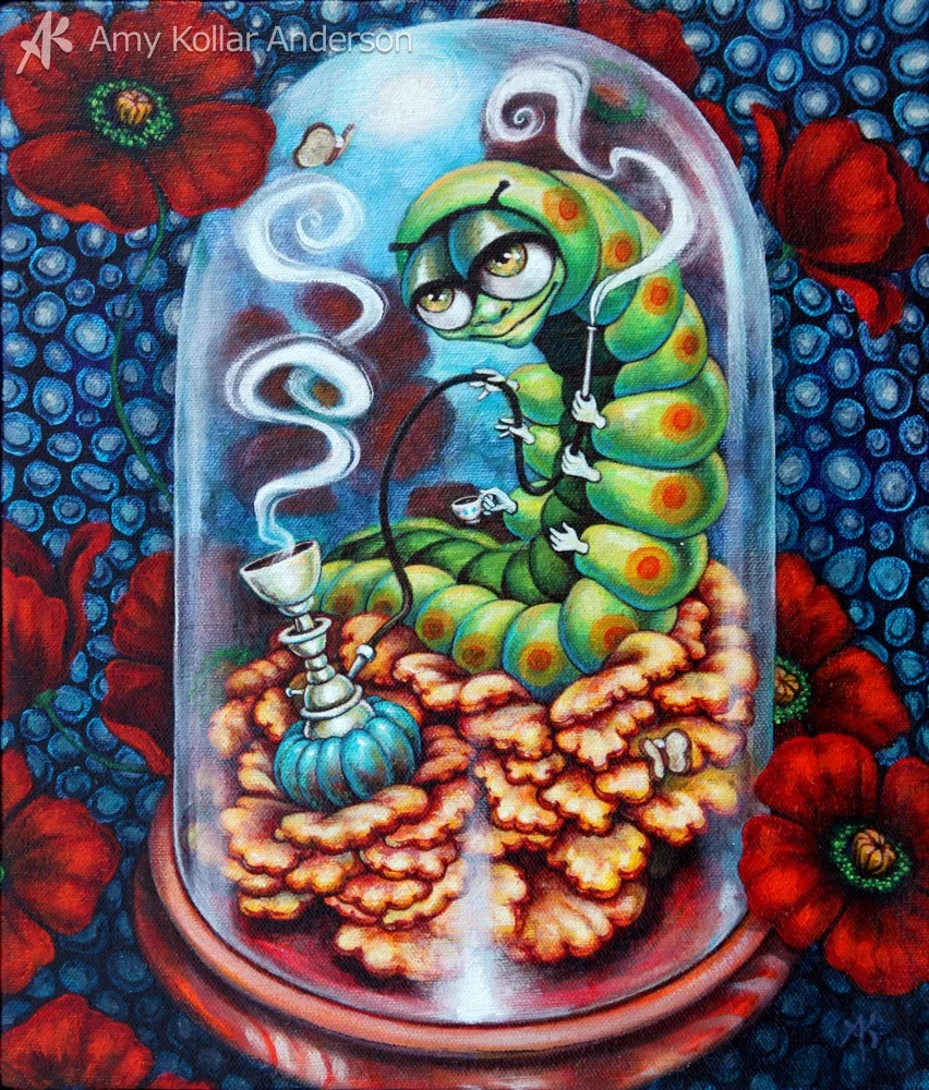 Fumage : acrylic on canvas : 10" x 12" : 2011 Collection of Z. Pate • Studio Images • Prints