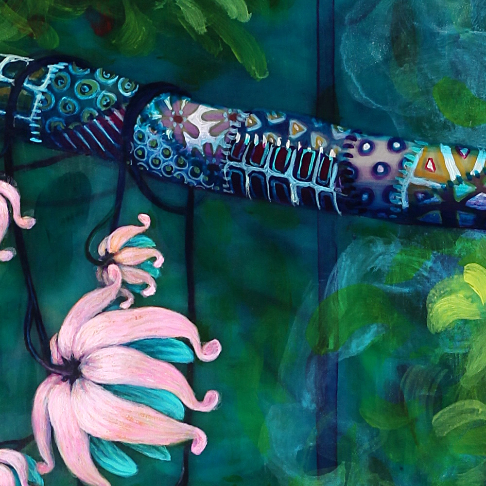 Detail of finished piece.