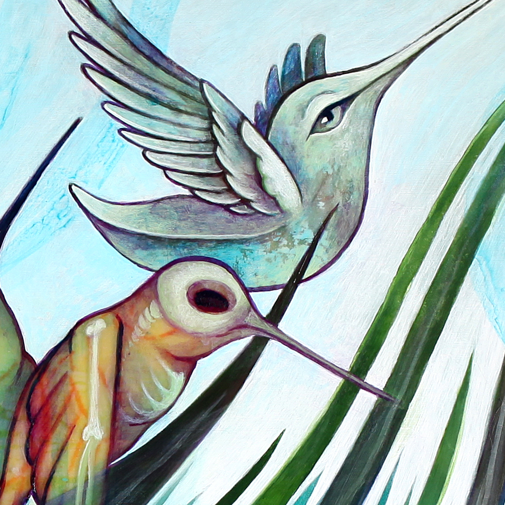 Detail of final painting.
