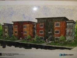 Drawing of Proposed Albany Helping Hands expansion.