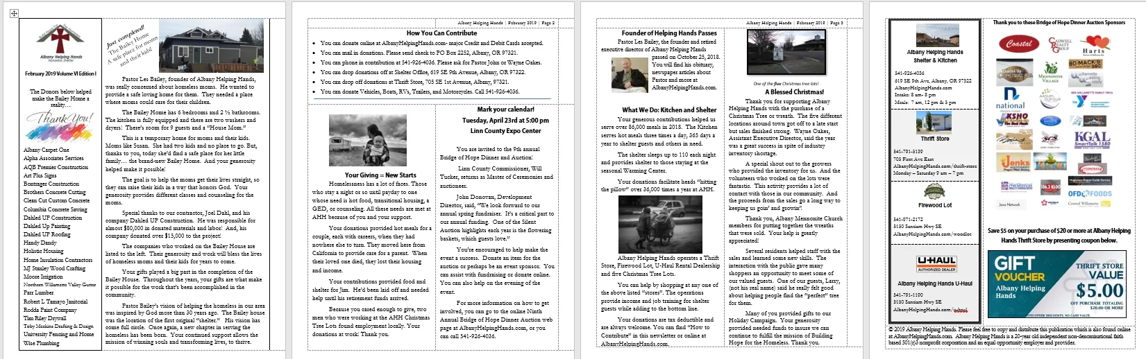 To read newsletter or to download your PDF file for printing or viewing later click here.