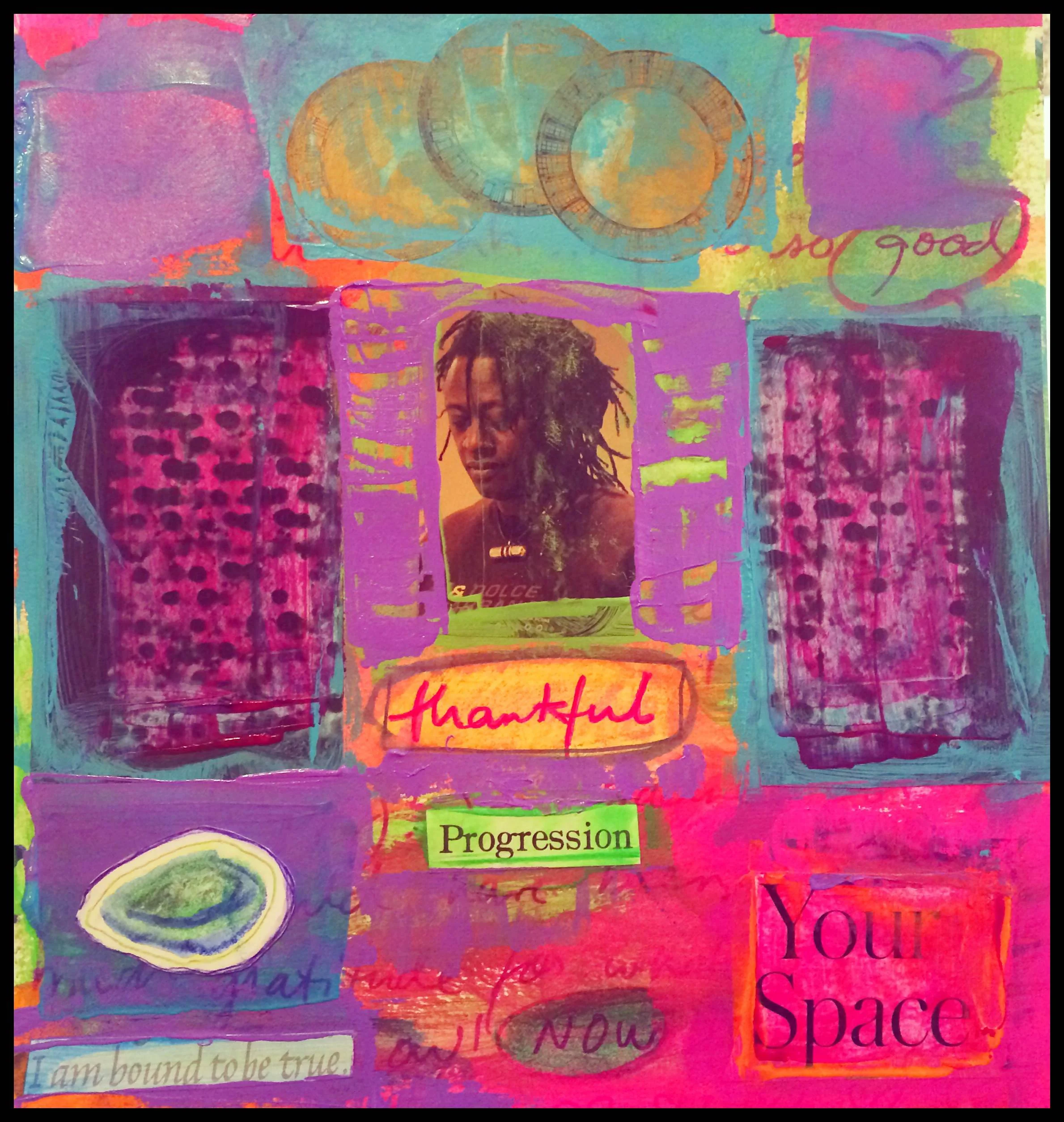 Untitled mixed media collage