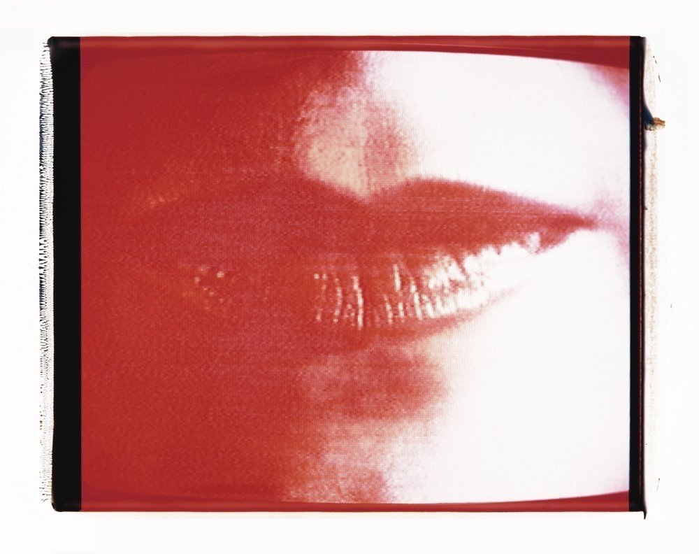   Lips   Vintage Polaroid 20 X 24 ©TwinArt 1992 