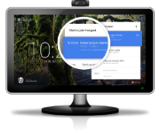 Meetings with anyone, anywhere You can meet with anyone on any device from the conference room, at home or on the road. Just invite colleagues, clients, or partners to join your meeting by sending the meeting link. Up to 15 participants are able to join the meeting at once.