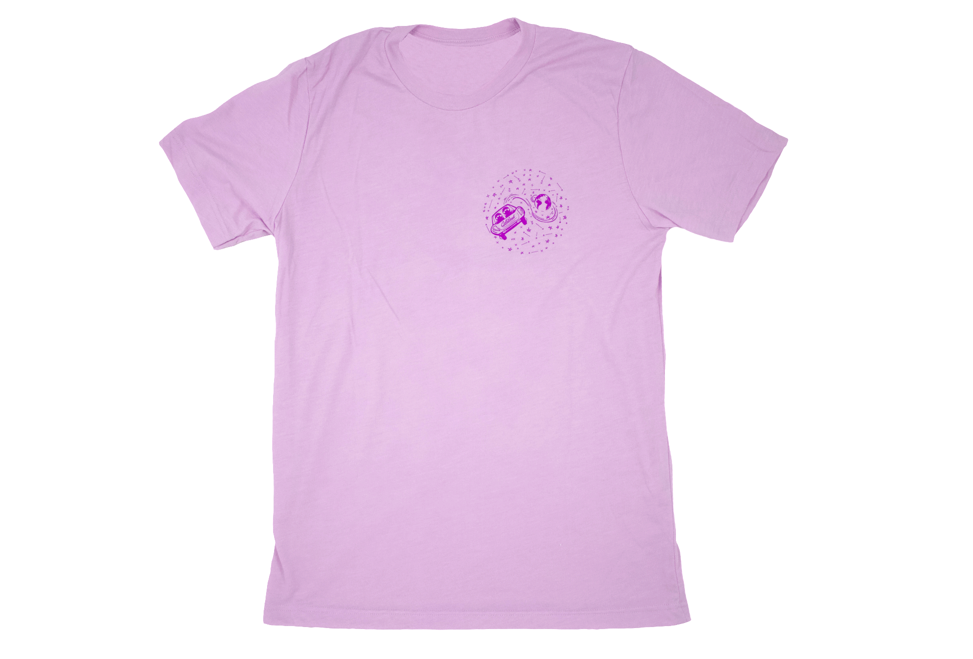 Space Dog #2  tee | Lilac