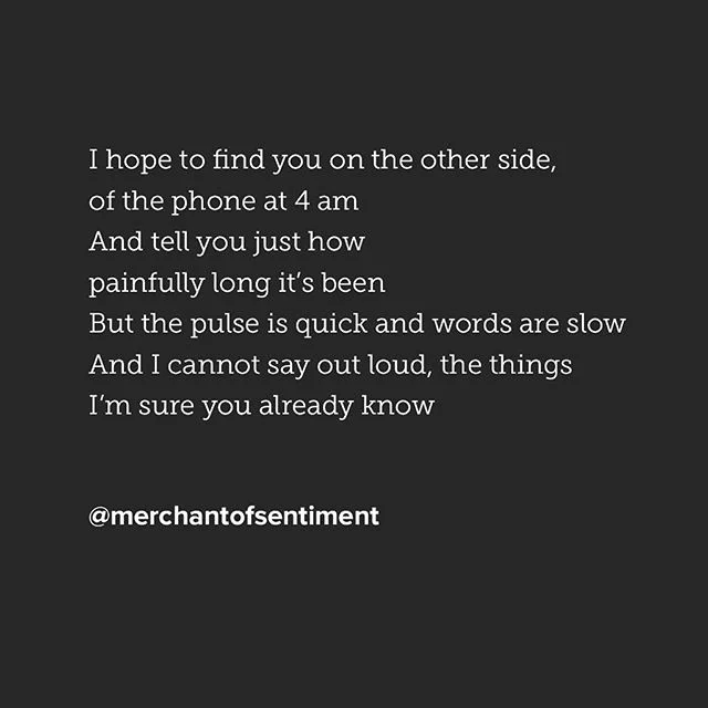 I'm sure you already know
...
#poem #poetry #poet #poetic #poetryporn #poetrysociety #poetryisnotdead #poetrycommunity #poetsofinstagram #poetsofig #writer #writing #writersofig #writingcommunity #writersofinstagram #artistic #ink #spilledink #love #