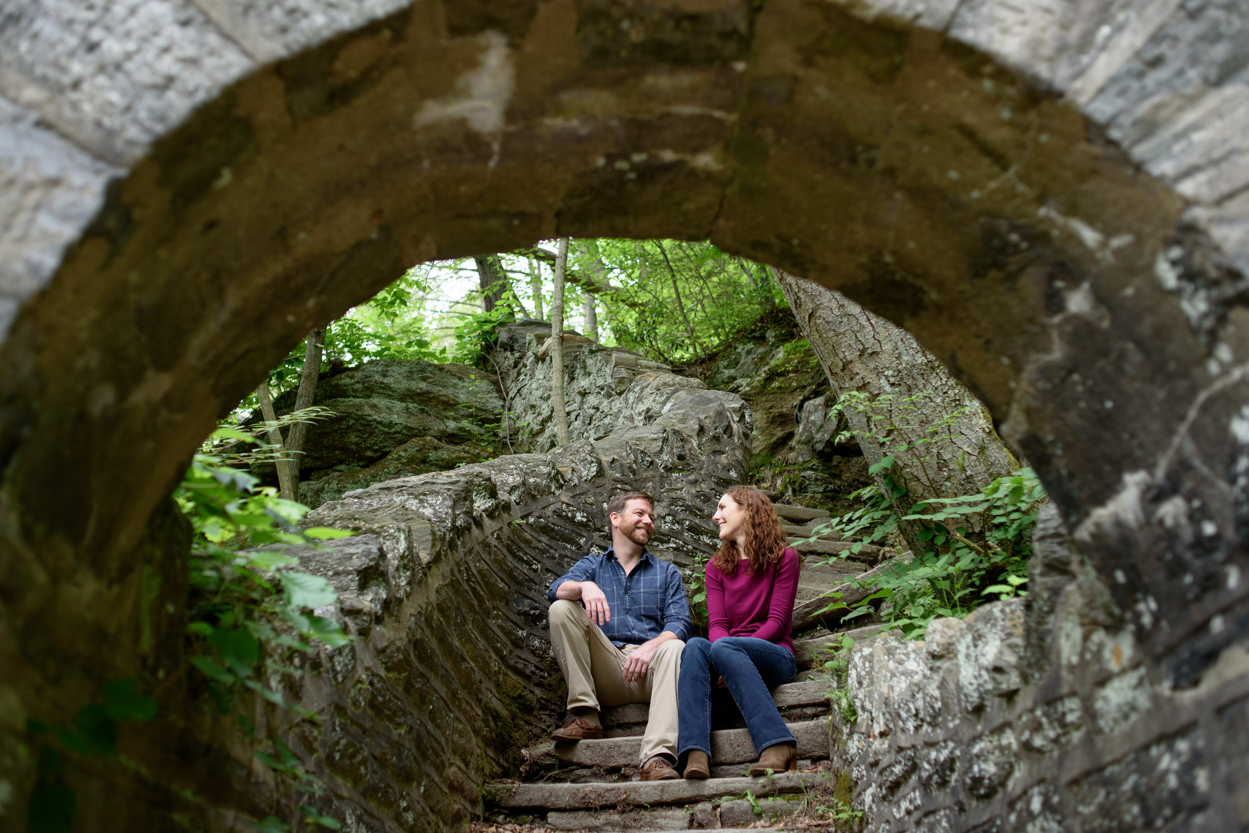 Wissahickon Valley Park engagement photos