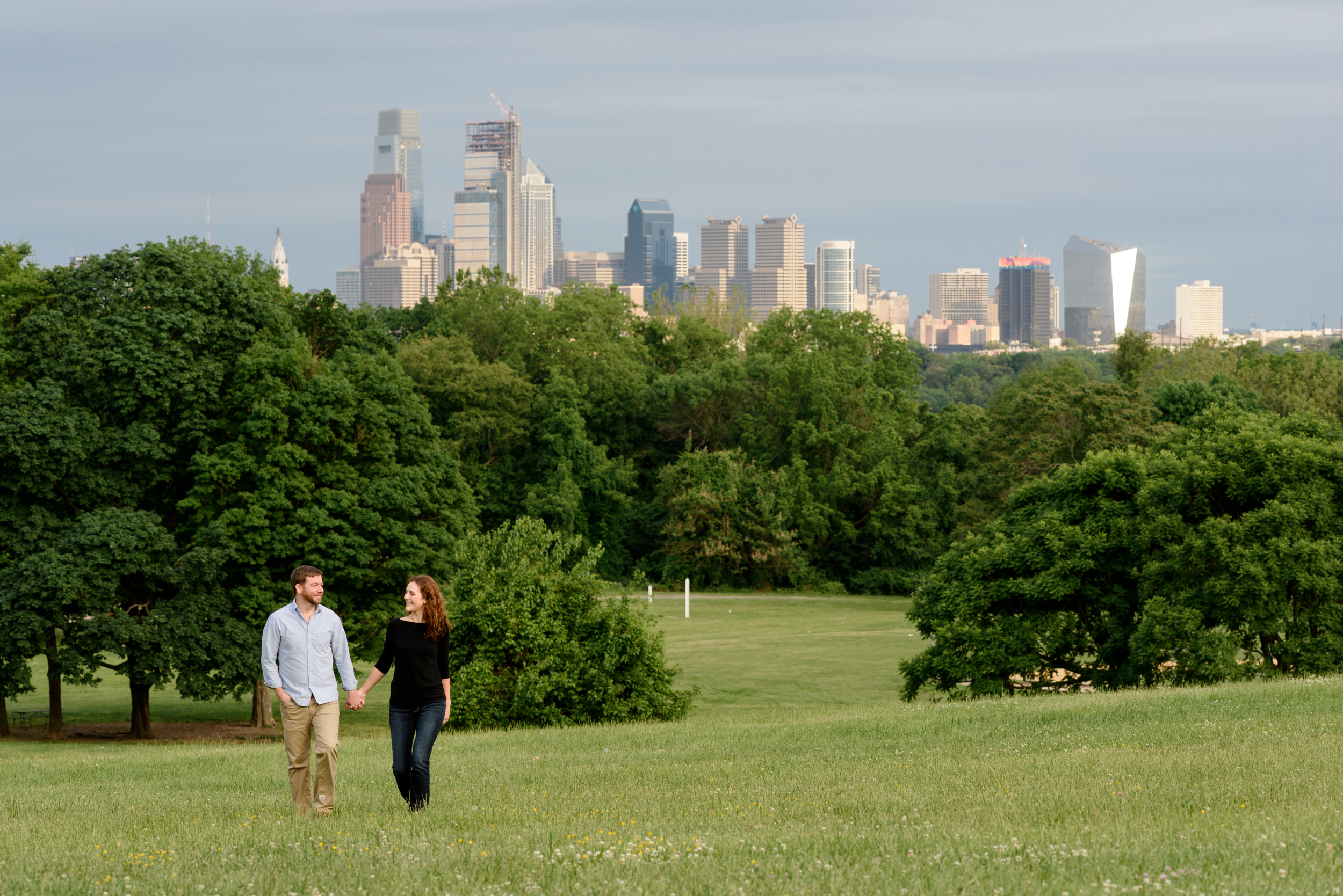 Belmont Plateau engagement session