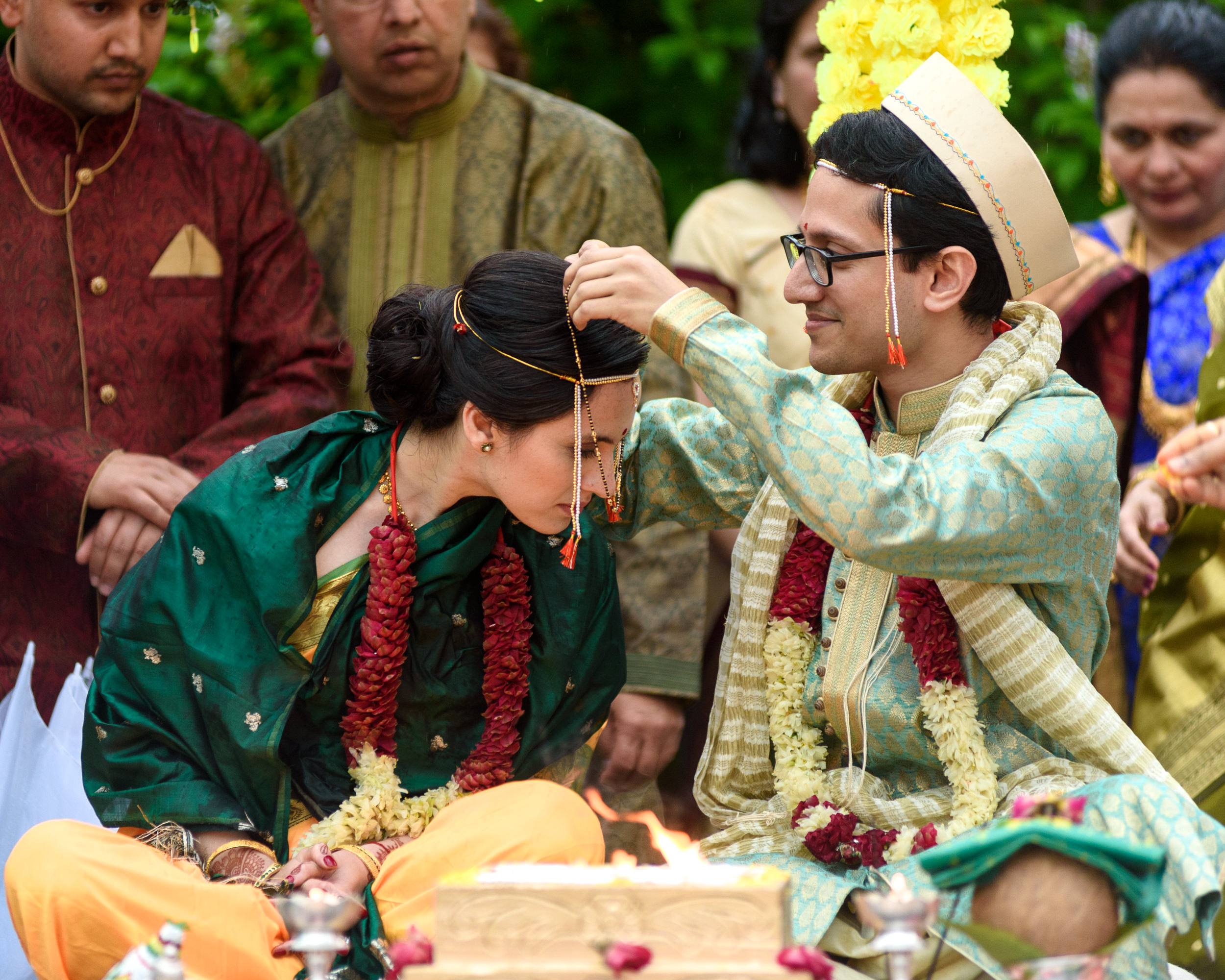 Hindu wedding photography at Winterthur