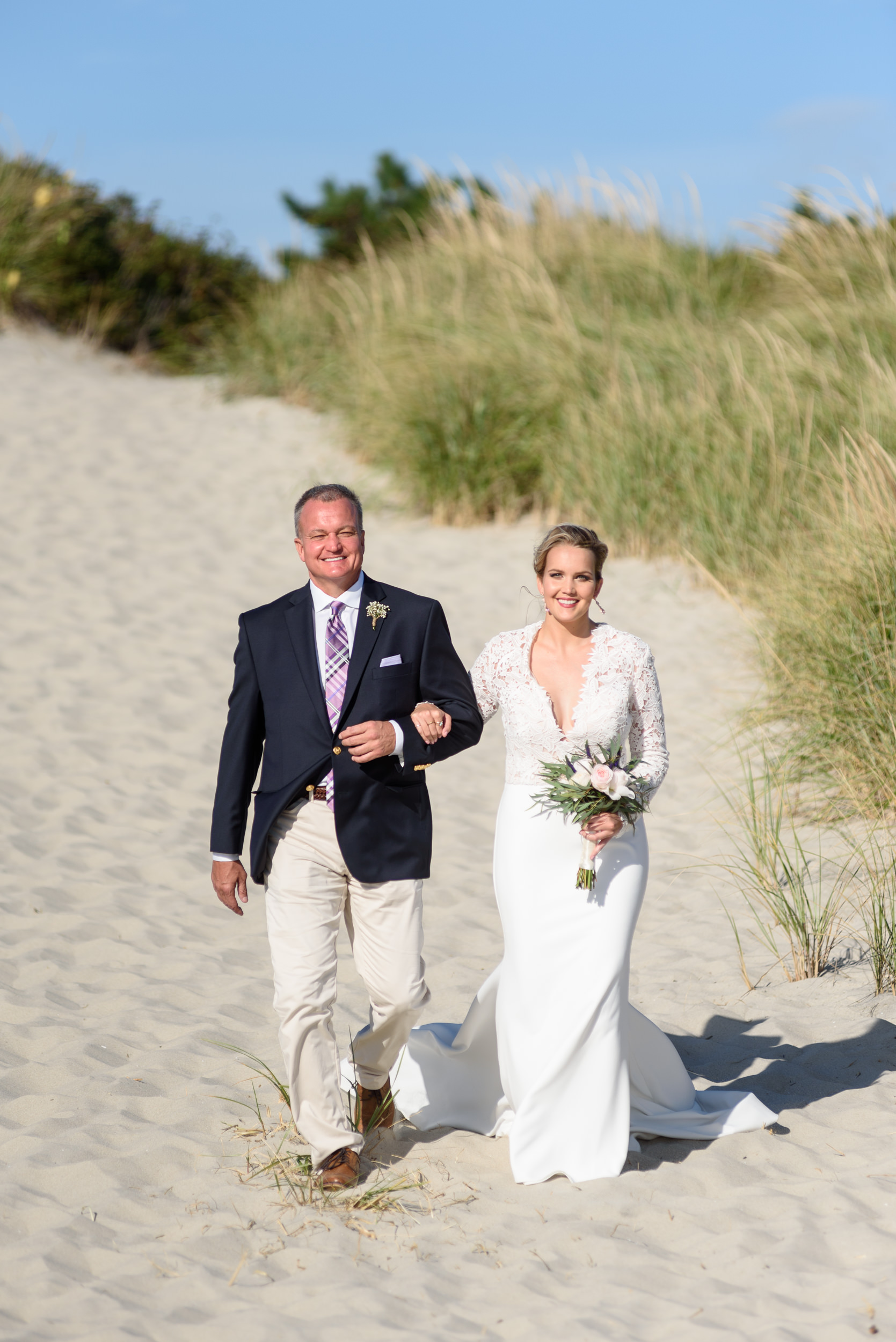 Cape May Point beach wedding photography