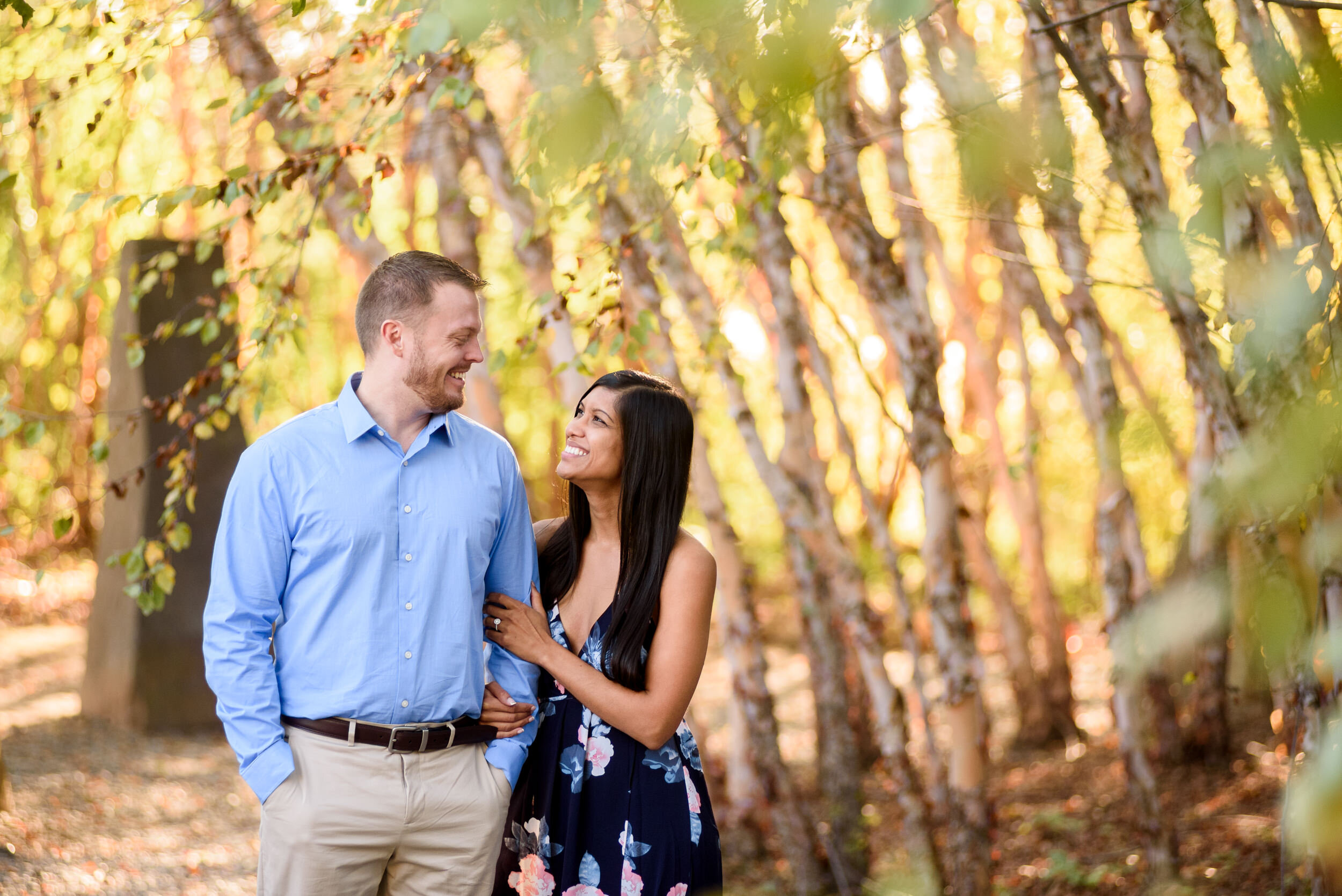 Grounds for Sculpture engagement photos