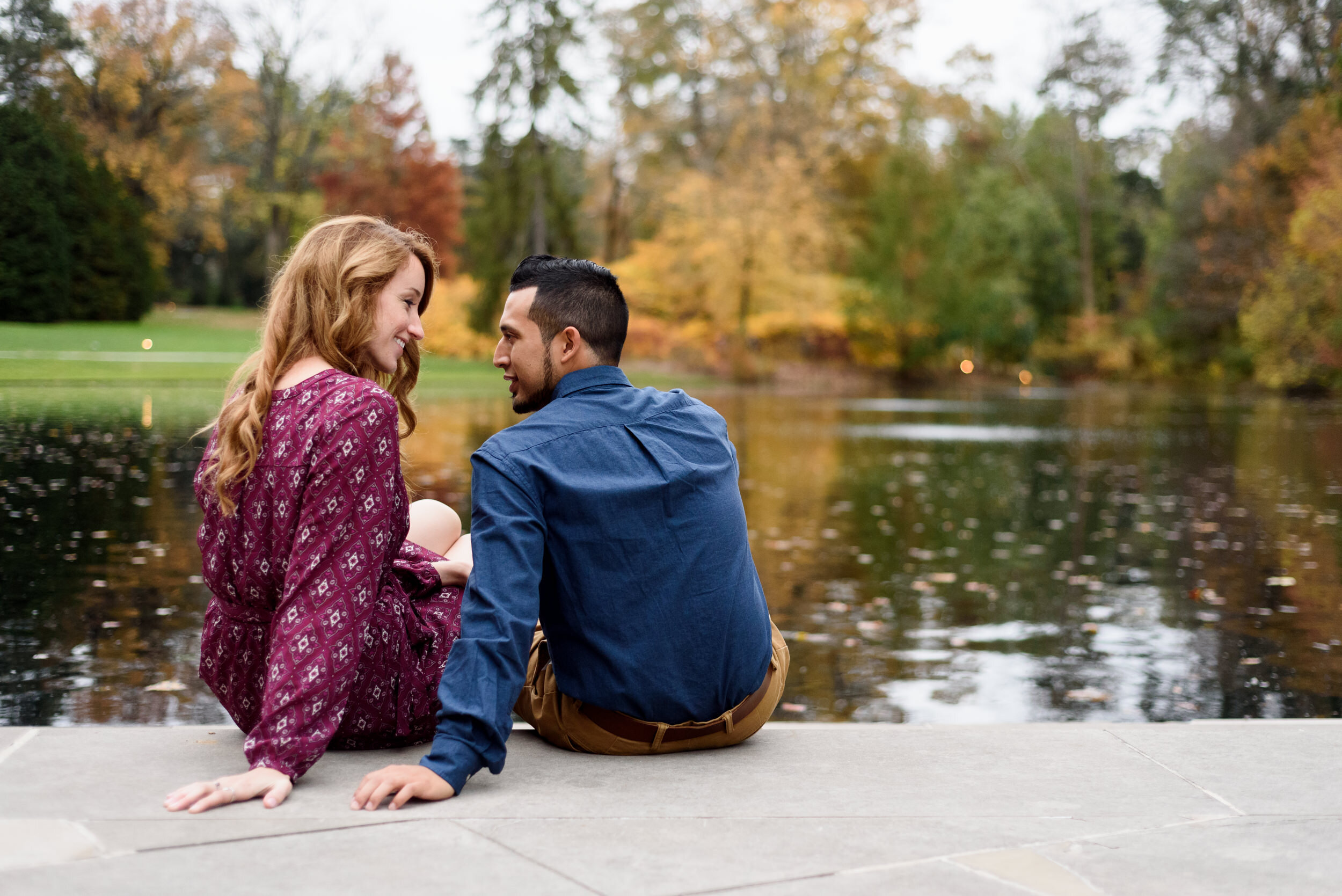 Longwood Gardens engagement session