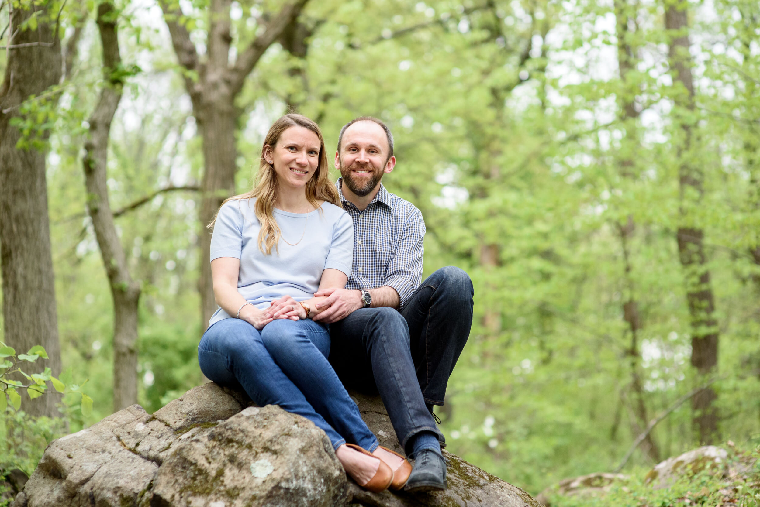 Engagement photos at Goat Hill Overlook 