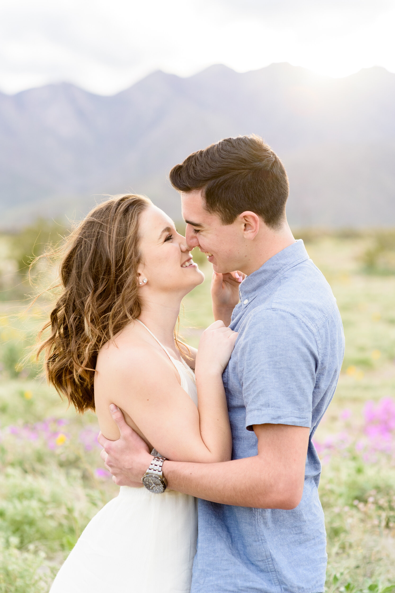 Couples portrait at Anza-Borrego Desert State Park