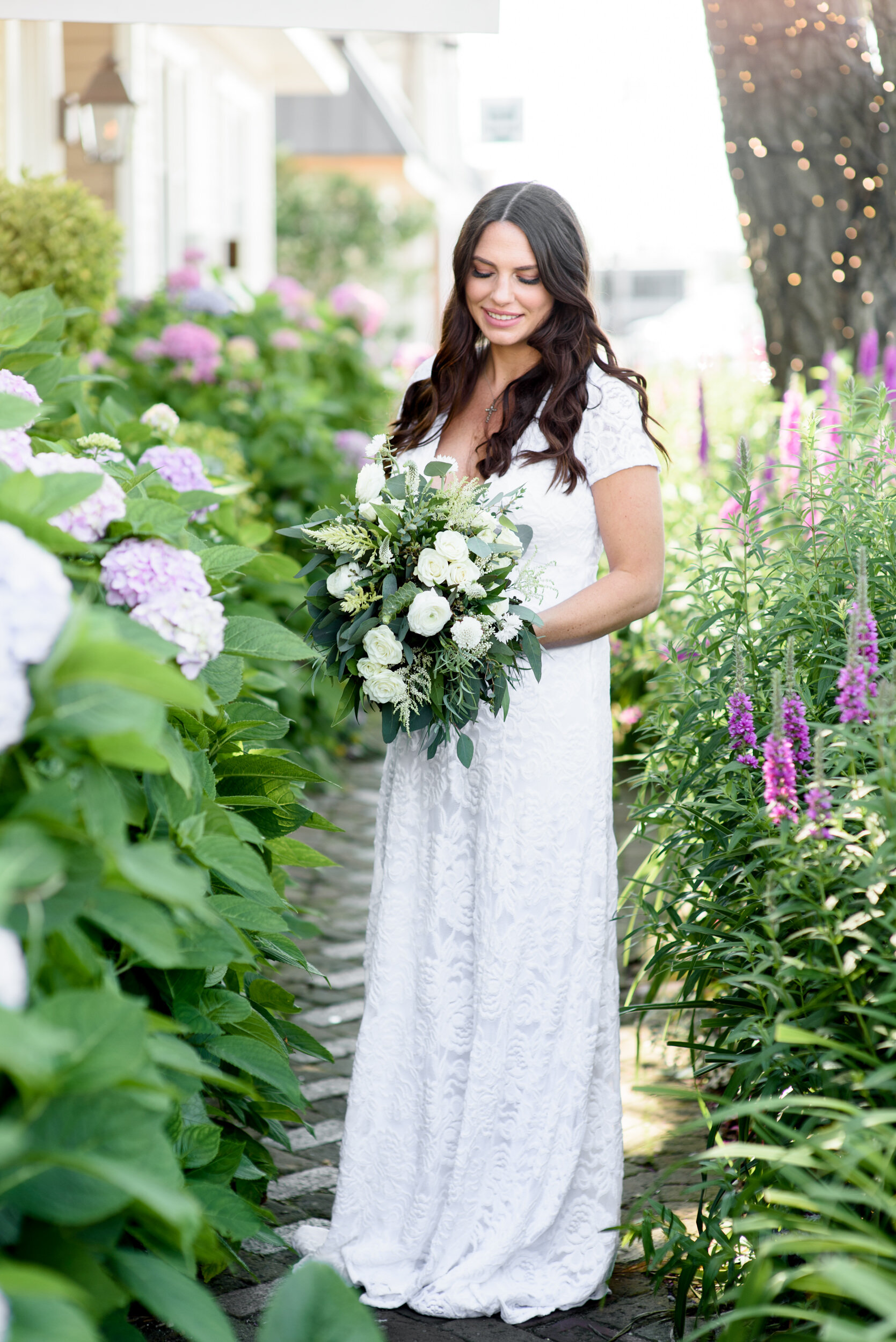 Bridal portrait at The Gables Historic Inn & Restaurant - LBI Wedding Photographer