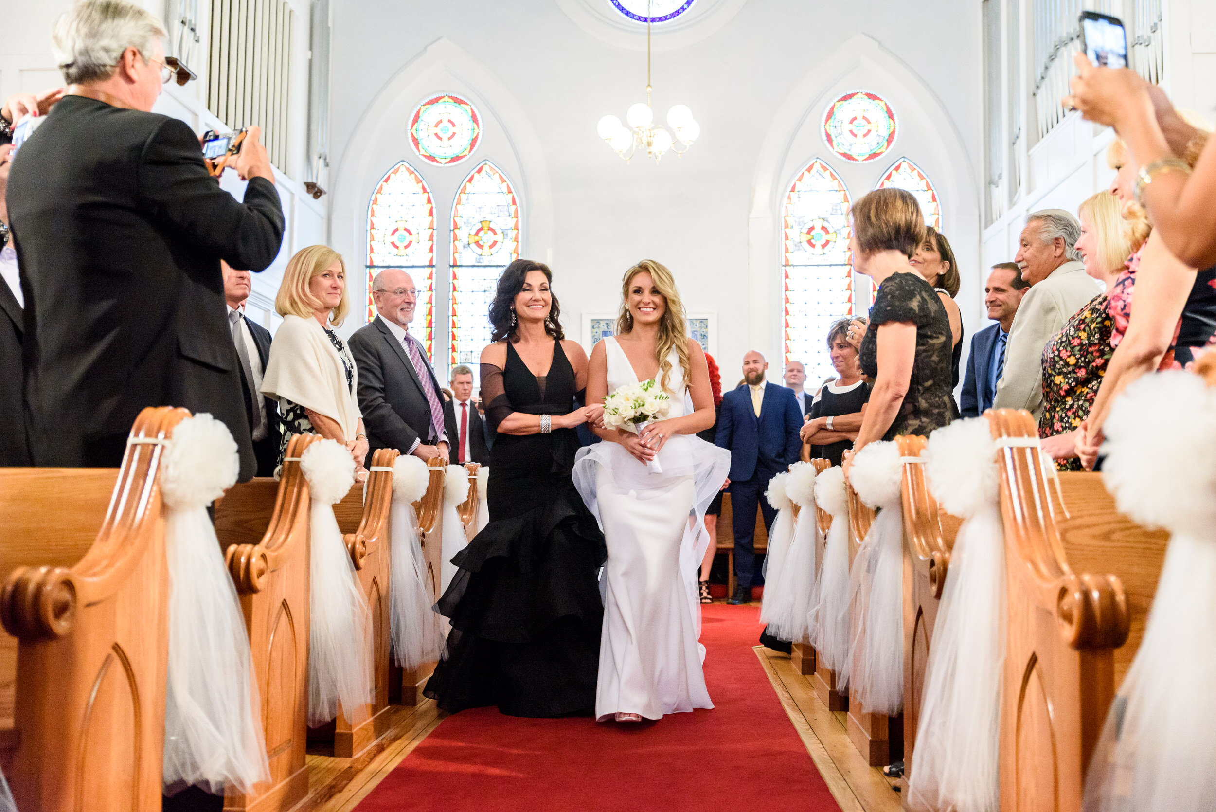 Church wedding ceremony in Cape May, NJ
