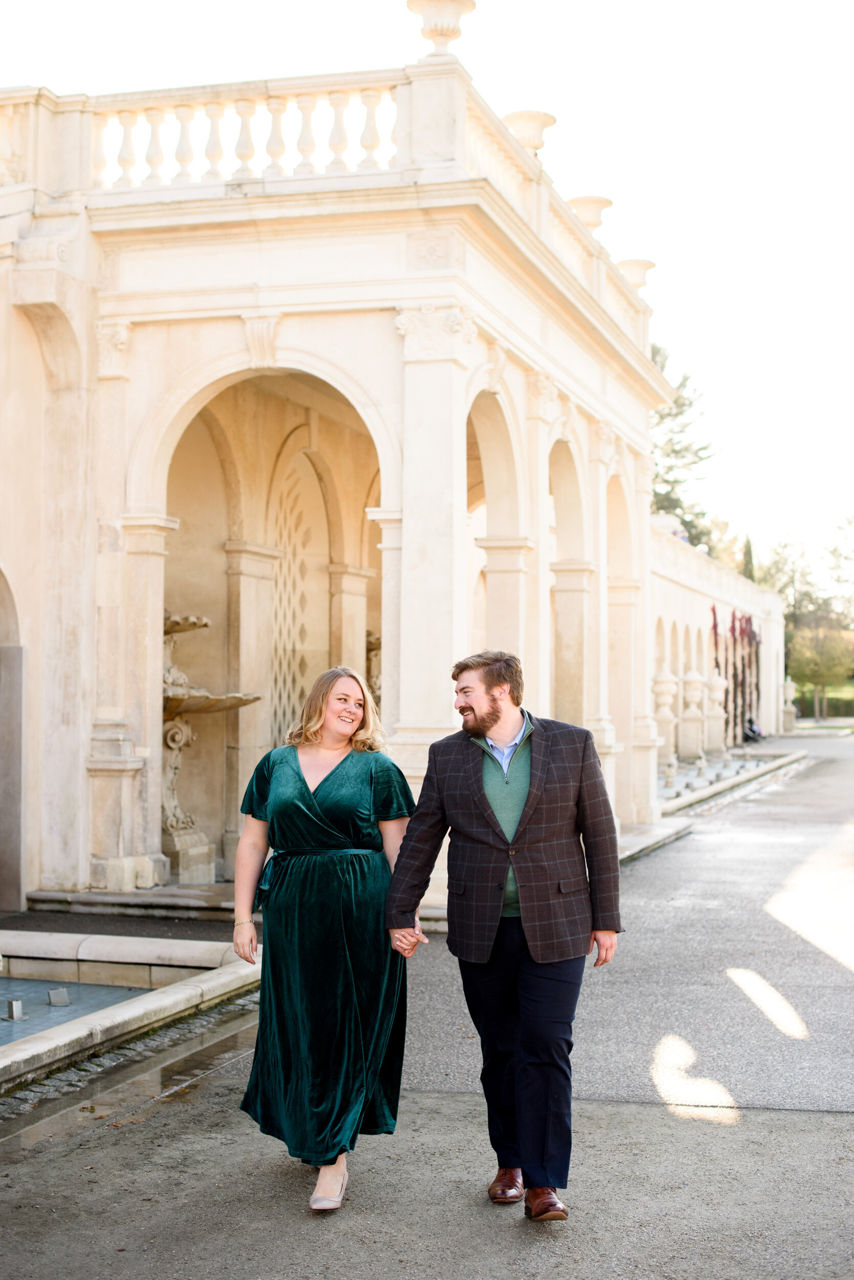 Longwood Gardens engagement session